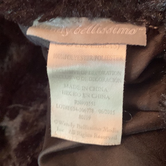 Wendy Bellissimo Girls Faux Fur Coat - Picture 2 of 4